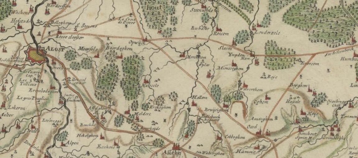 Steenhuffel en Asse 1712